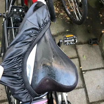 Wasserdichter Fahrradsitzbezug, Regenschutz für Fahrradsattel, elastisch, staub- und regenbeständig
