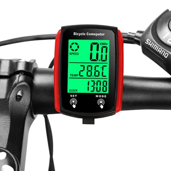 Fahrradcomputer, Fahrrad-Kilometerzähler, LCD-Bildschirm, kabelgebunden, Radfahren, Tachometer, Mountainbike
