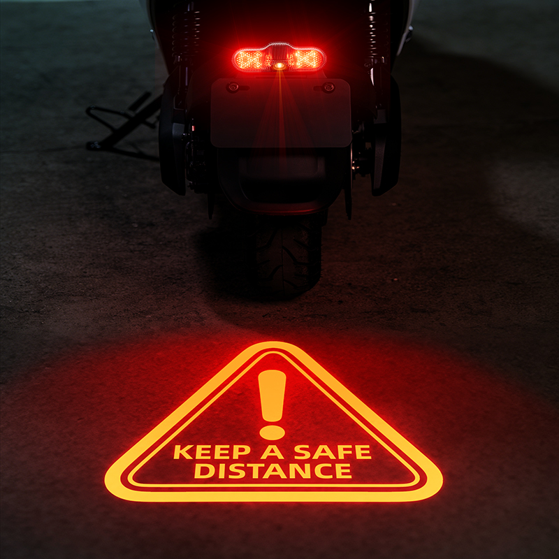 12V Motorrad Warnprojektions-LED Rücklicht Bremslicht Blinker – Bild 6