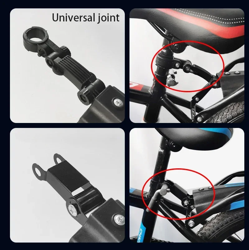 Mountainbike-Spritzschutz-Set: Fahrradzubehör für Schutz beim – Bild 2