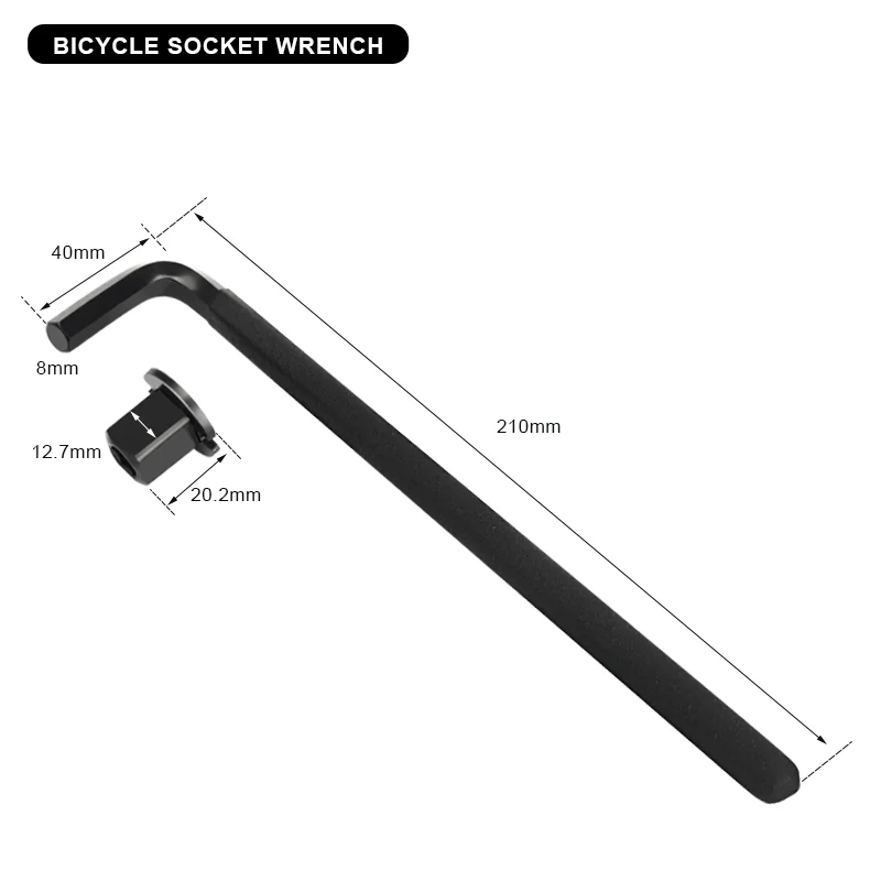 Fahrrad-Reparatur-Werkzeug-Set, Fahrrad, 8 mm Inbusschlüssel – Immagine 6