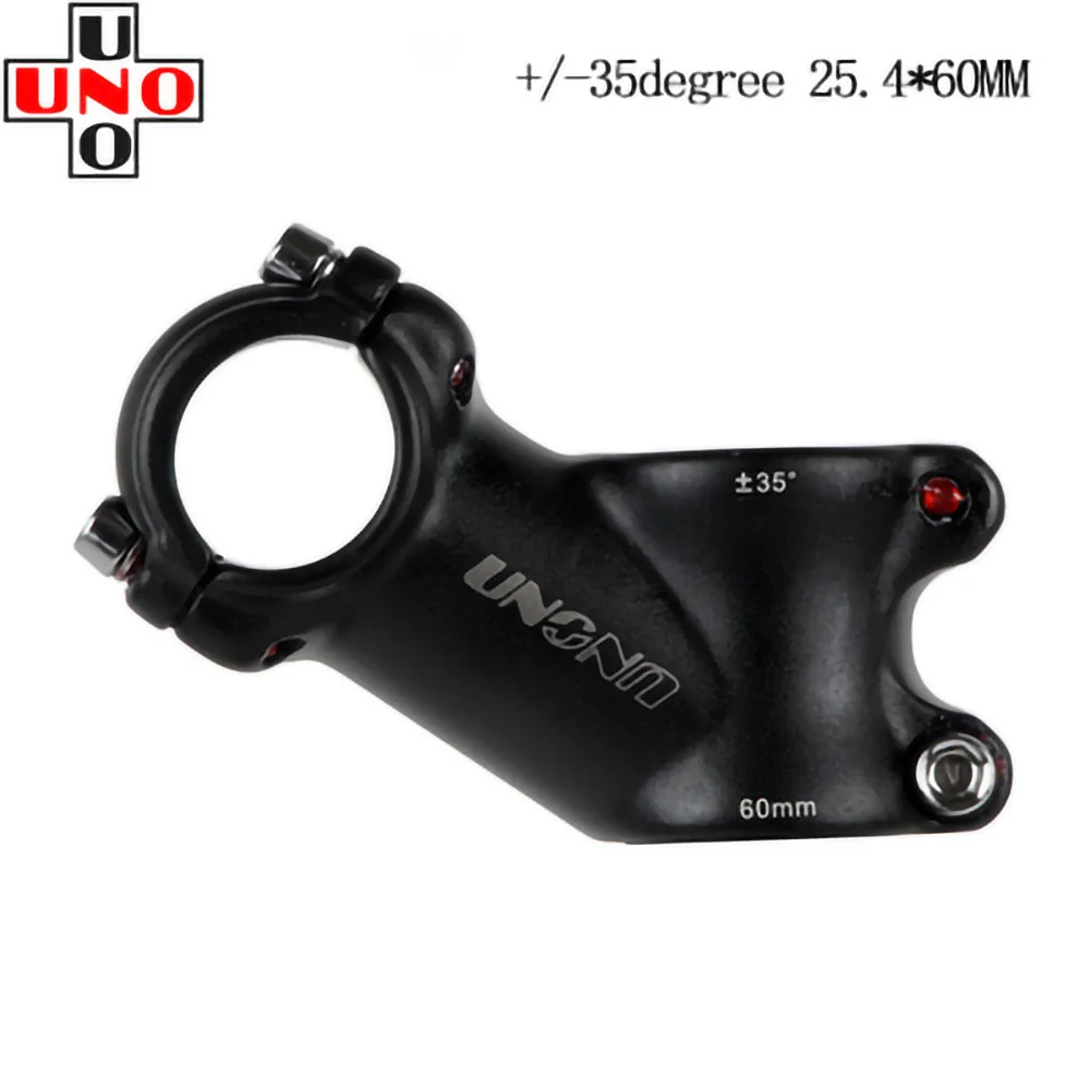 UNO MTB Fahrrad Vorbau Riser Aluminiumlegierung Fahrradlenker Vorbau 35 Grad für 25,4/31,8 mm