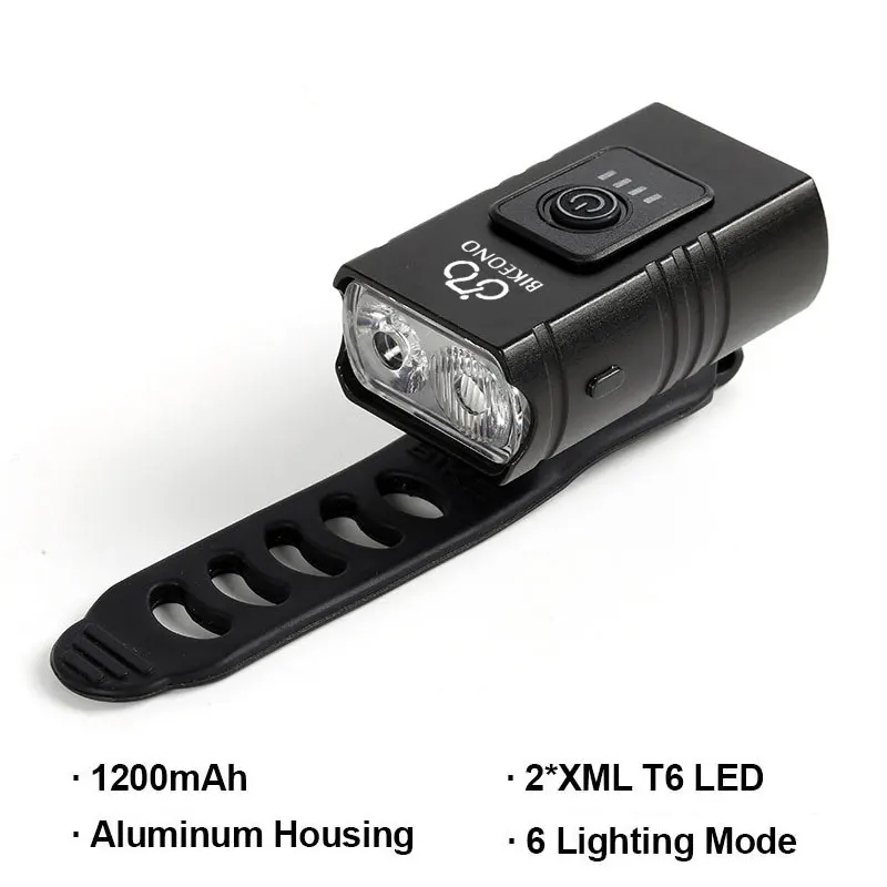 Fahrrad Licht USB Aufladbare MTB Front Lampe Scheinwerfer Taschenlampe Fahrrad Beleuchtung Taschenlampe LED