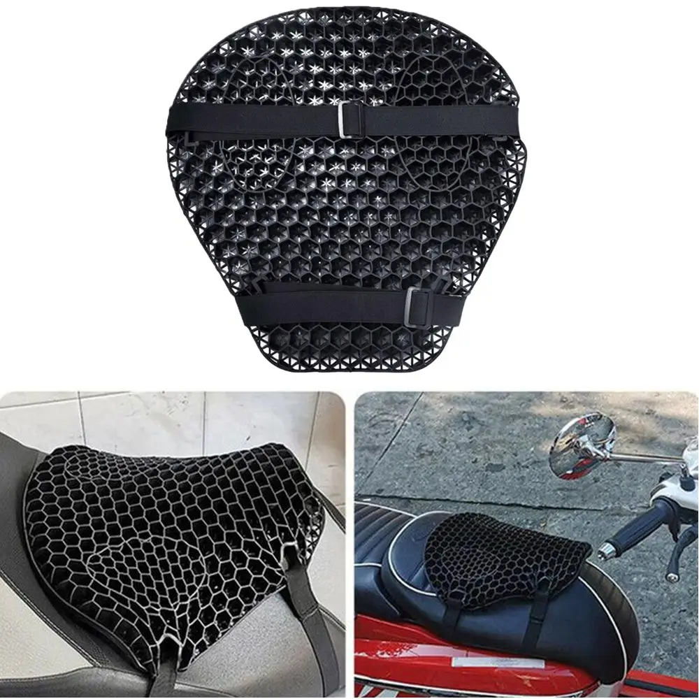 Gel Honeycomb Motorrad Kissen Universal Komfort Dämpfung Absorbieren Druckentlastung Atmungsaktive Kissen