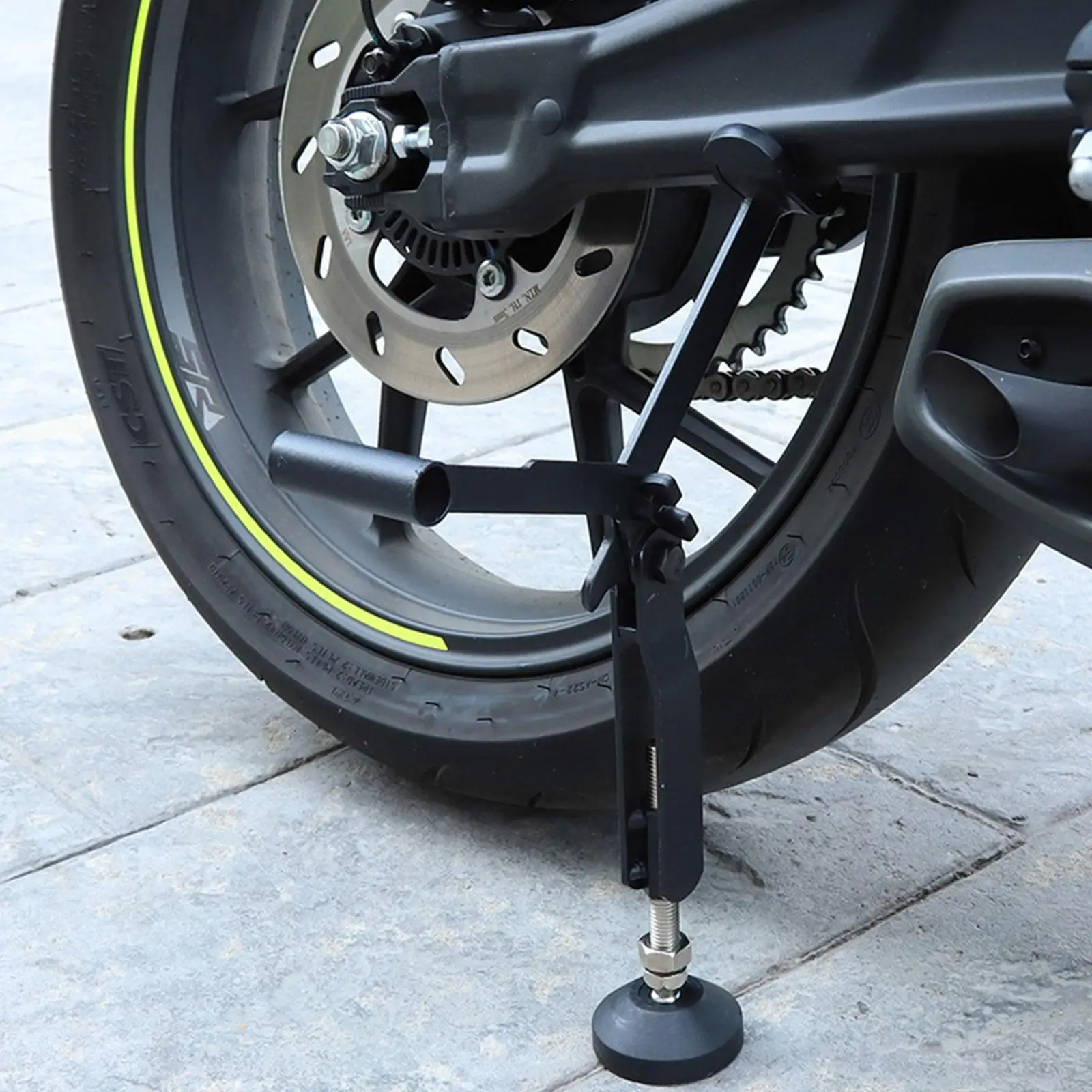 Universeller Motorrad-Radständer zur Arbeitsersparnis, Seitenständer – Bild 4