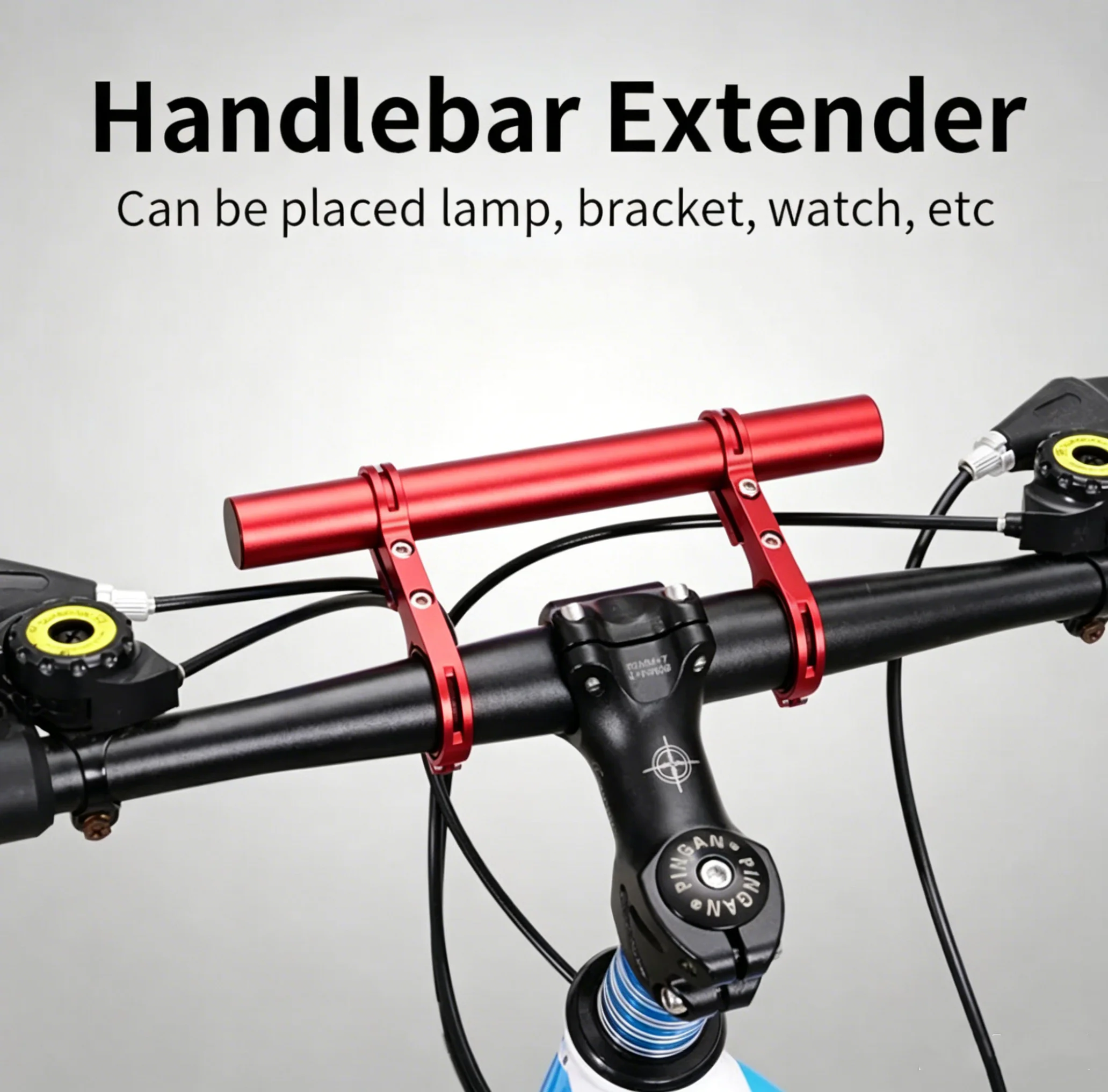 Fahrrad-Lenker-Verlängerungshalterung 20CM Aluminiumlegierung Erweiterungsrahmen Multifunktionale
