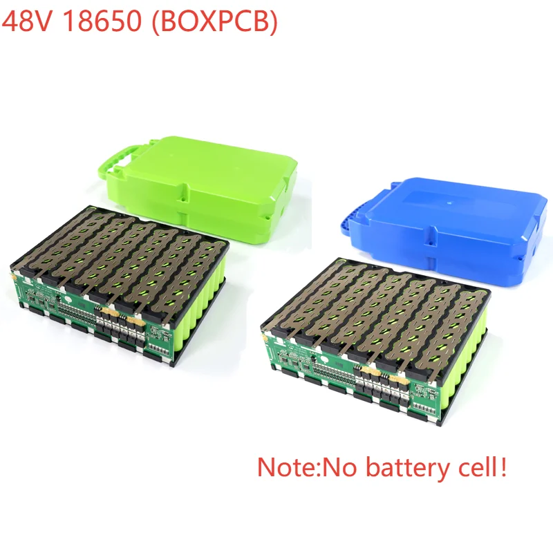 48 V 30 A E-Bike-Batteriegehäuse-Set, inklusive BMS PCB 13S 8P 18650-Halter, Nickelstreifen