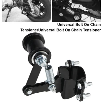 Kettenradteile Werkzeuge Universalführung mit Führungsrädern Fahrrad Motorrad Kettenspanner Spanner 4-Rad
