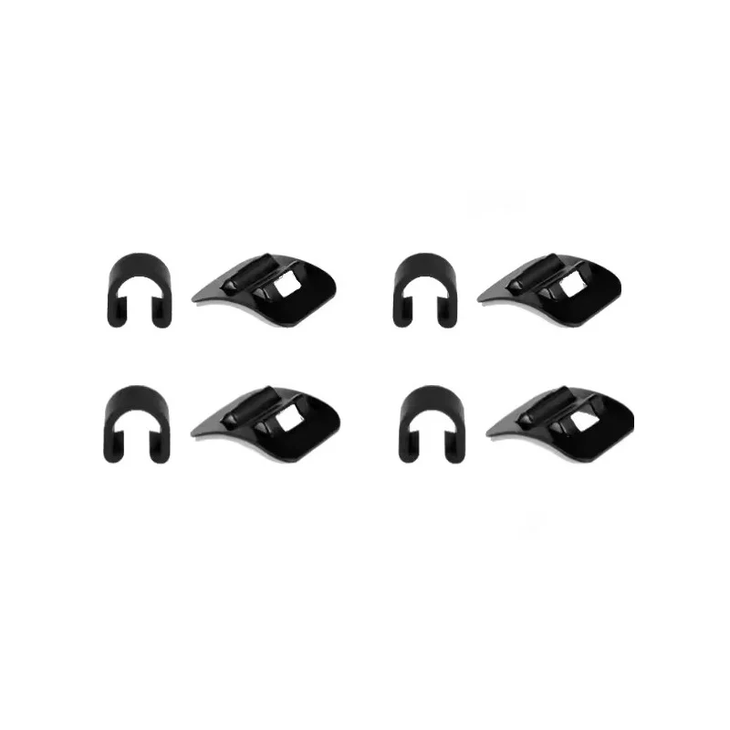MTB Fahrrad Schalt-/Bremszugführung Rahmenklemme C-Form Rohrhalterung Aluminiumlegierung Clip Klebende