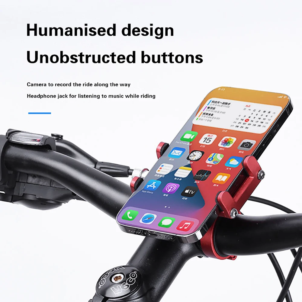 Fahrrad-Handyhalterung Universelle Handy-GPS-Halterung aus Metall – Image 3
