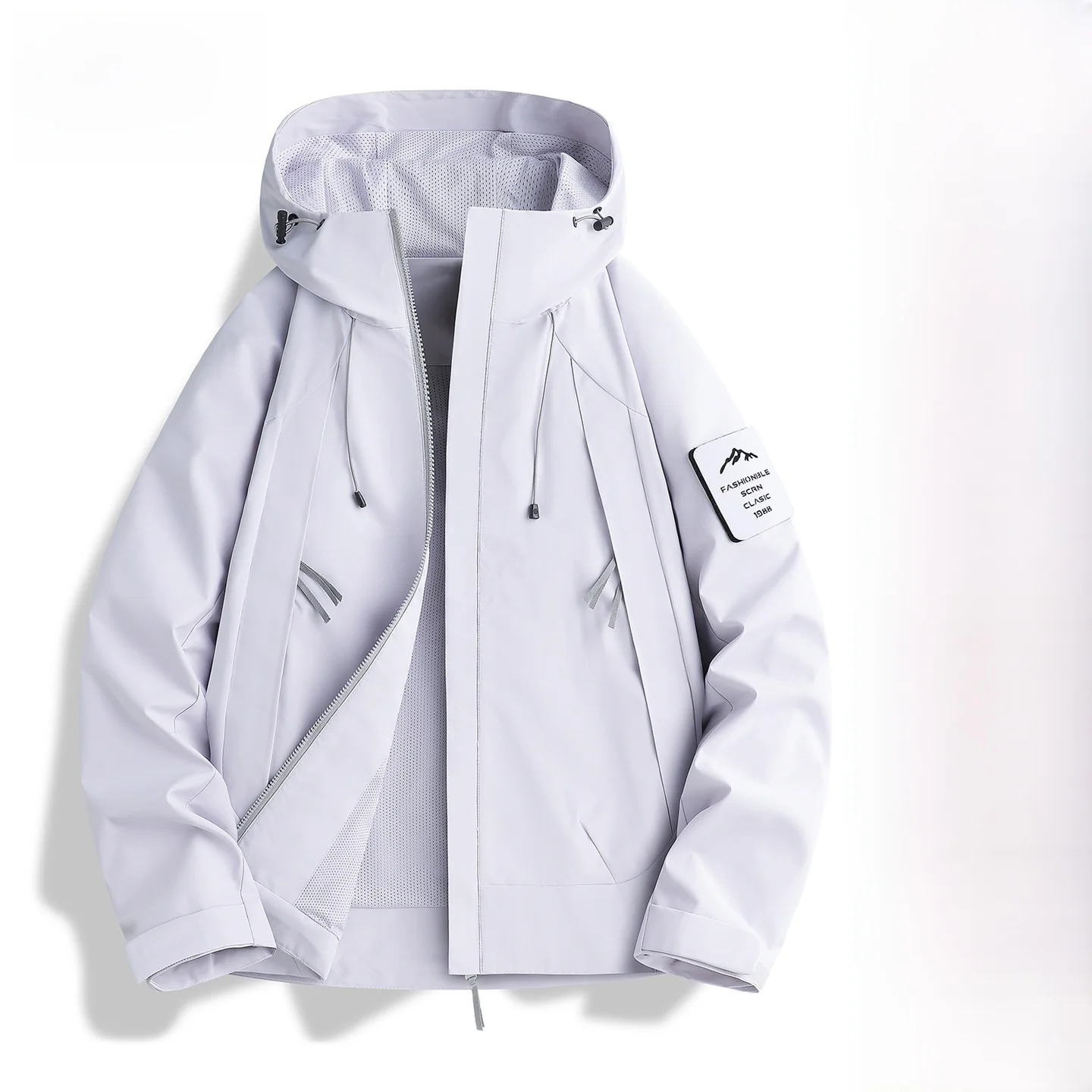 Outdoor Wasserdichte Fahrradjacke für Damen und Herren Atmungsaktiver Vielseitiger Bergsteiger-Wanderanzug