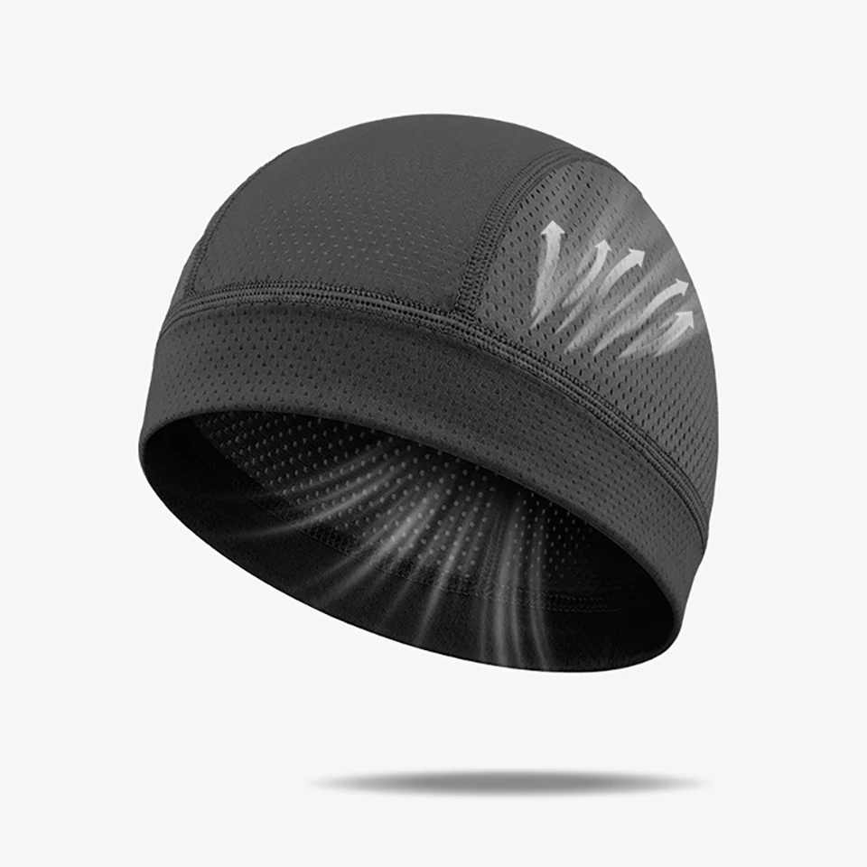 Motorrad-Fahrradhelm-Innenkappe, schnell trocknende, atmungsaktive Netzkappe, Rennkappe unter dem Helm