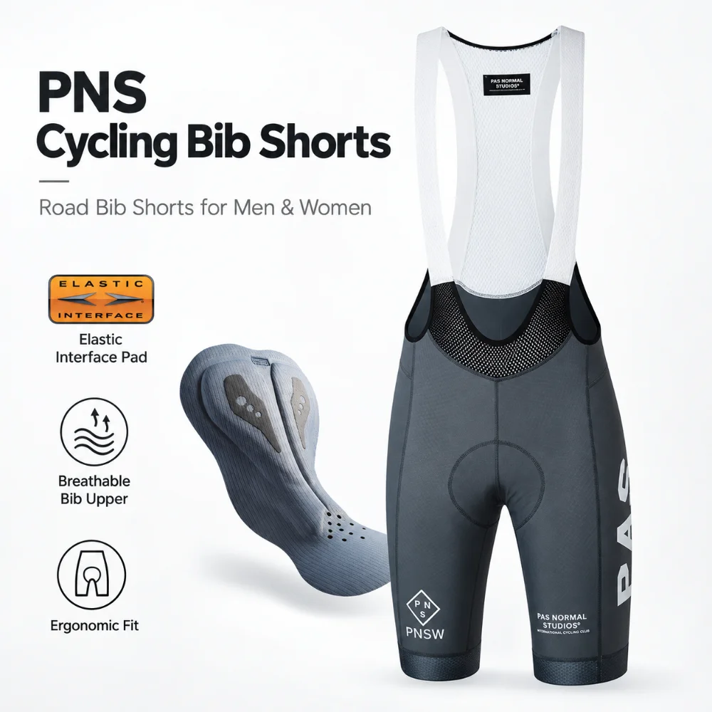 Herren- und Damen-Radlerhosen, gepolsterte Rennradhosen, atmungsaktive Mesh-Chamois-Polsterung, lange
