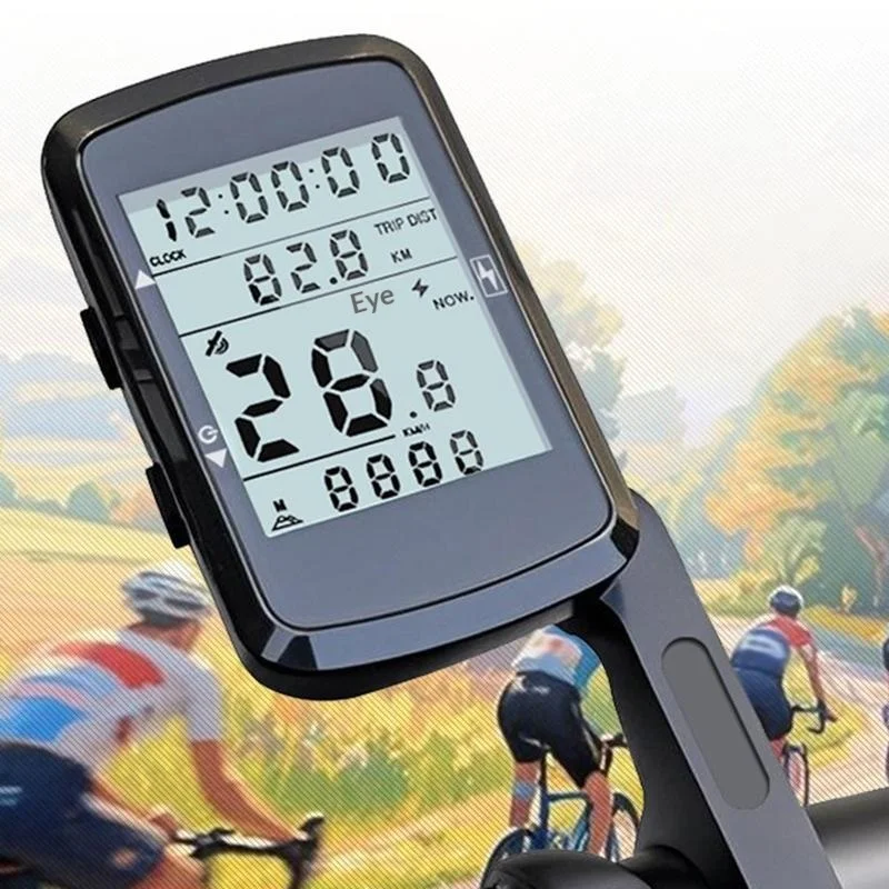 Fahrradcomputer mit Tachometer, USB-Ladefunktion, wasserdicht – Immagine 3