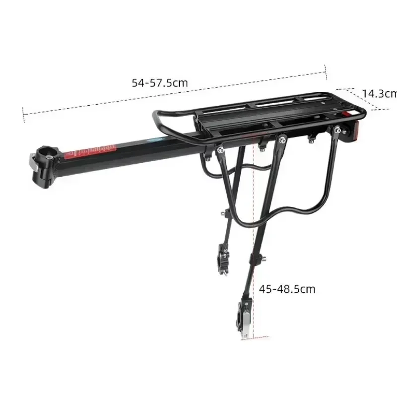 Fahrrad-Gepäckträger, Fahrradtaschenhalterung, geeignet für 20-29 Zoll – Image 5