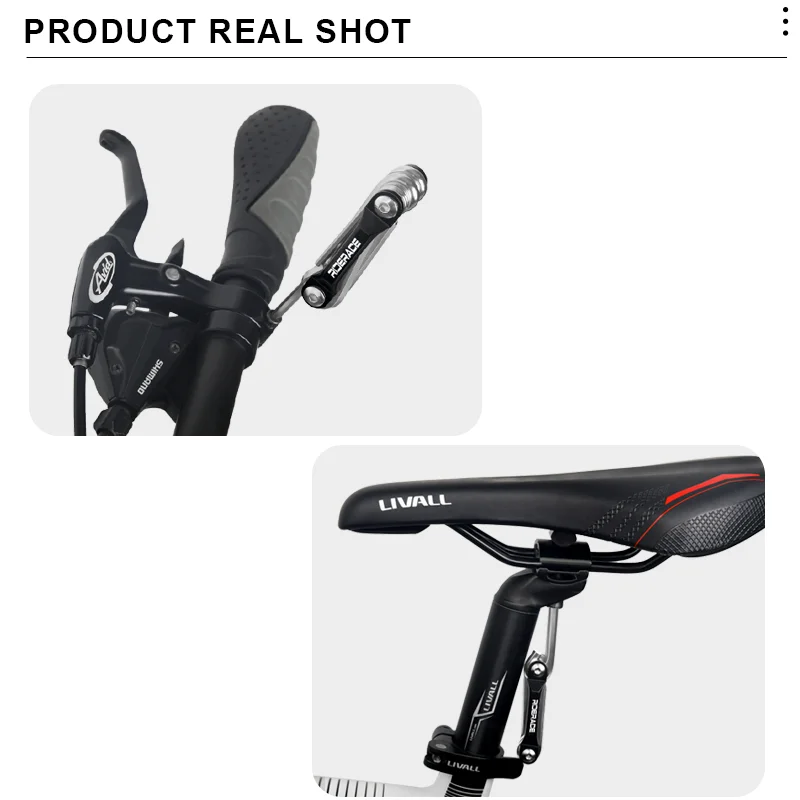 RIDERACE Fahrrad-Multitool-Set Tragbarer Stahl-Inbusschlüssel – Image 5
