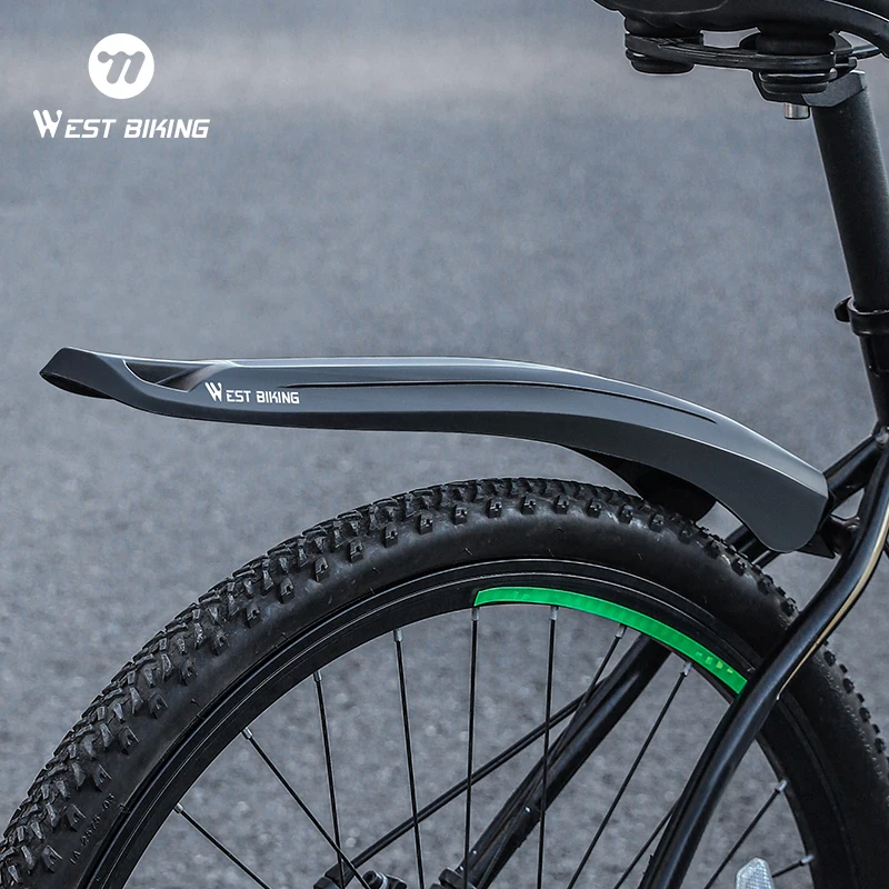 WEST BIKING 2 Stück Fahrradkotflügel Kotflügel Staubdicht Radfahren Spritzschutz Universal Fahrrad Kotflügel