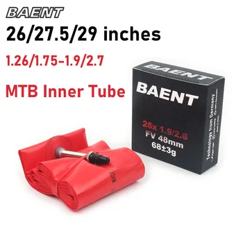 Baent Mountainbike Schlauch 29 Zoll MTB Reifen 27,5 26 Fahrrad reifen 48mm Französisch Ventil 1,26-1,75