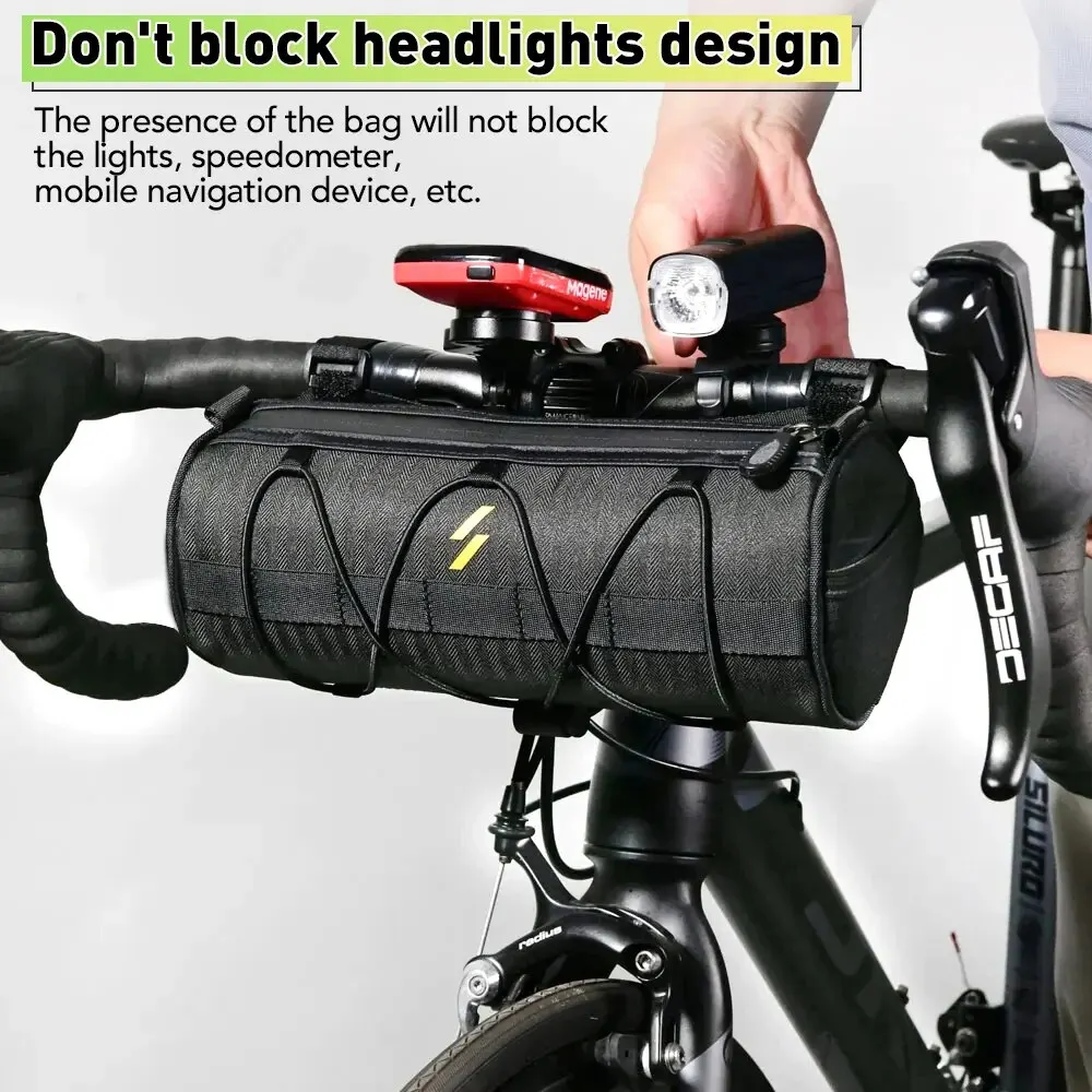 NEWBOLER Neue Lenkertasche Fahrradtaschen Rahmen Packtasche – Bild 2