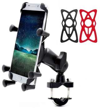 Fahrrad Motorrad Telefon halterung 360 ° drehbare Motorrad Lenker Telefon halterung Ständer verstellbare Handy