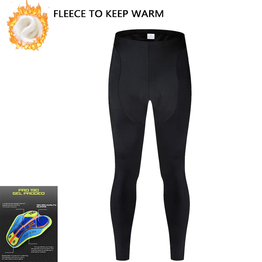 Winter Radfahren Bib Hosen Unisex Winter Thermische Fleece Radfahren – Image 3