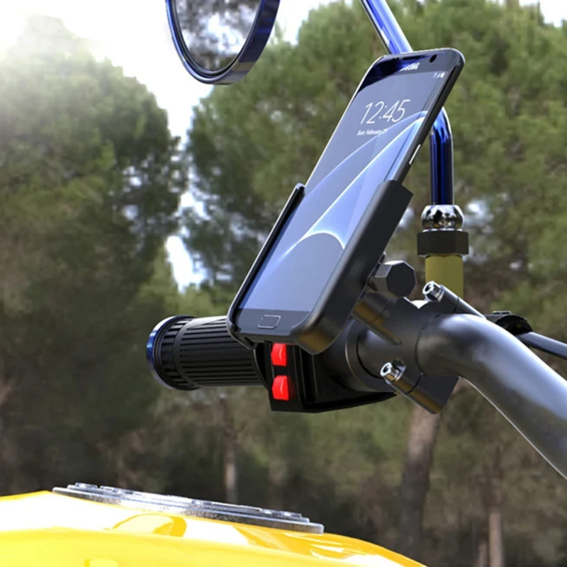 Handyhalter Motorrad Elektroauto Navigation Takeaway – Immagine 3