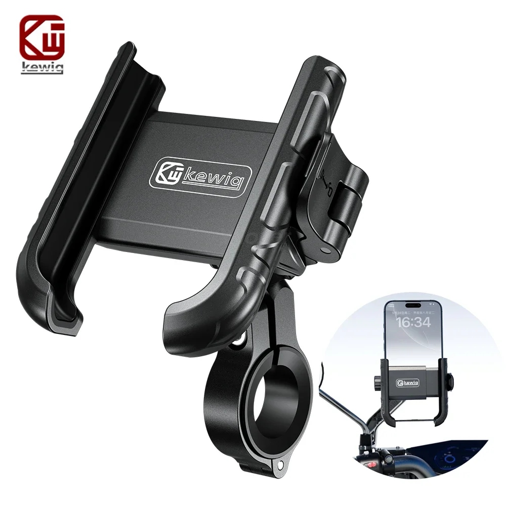 Motorrad Fahrrad Telefon Halterung Fahrrad Lenker Kinderwagen Roller Handy Halterung Clip für iPhone Samsung