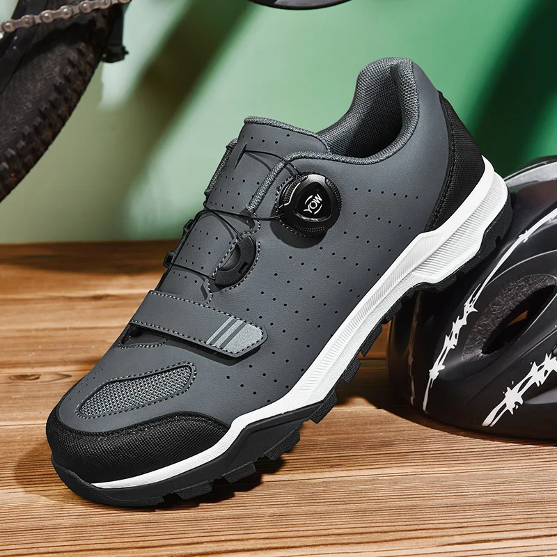 Herren MTB Radschuhe Mountainbike-Schuhe Fahrrad – Immagine 5