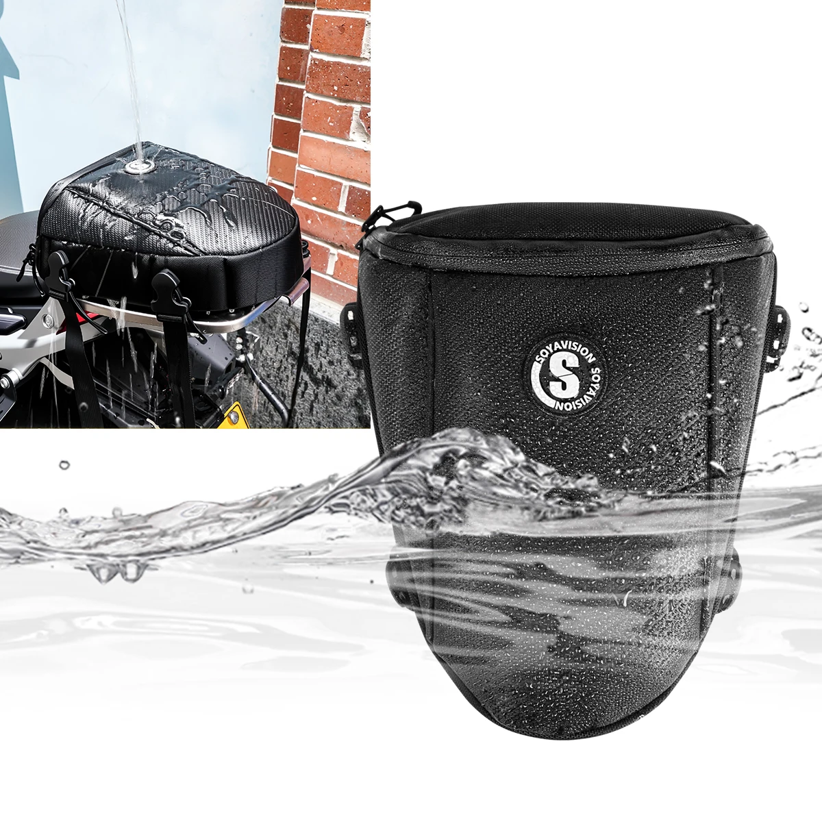 Universelle Motorrad-Hecktasche Sport-Gepäcktasche Satteltasche – Image 6