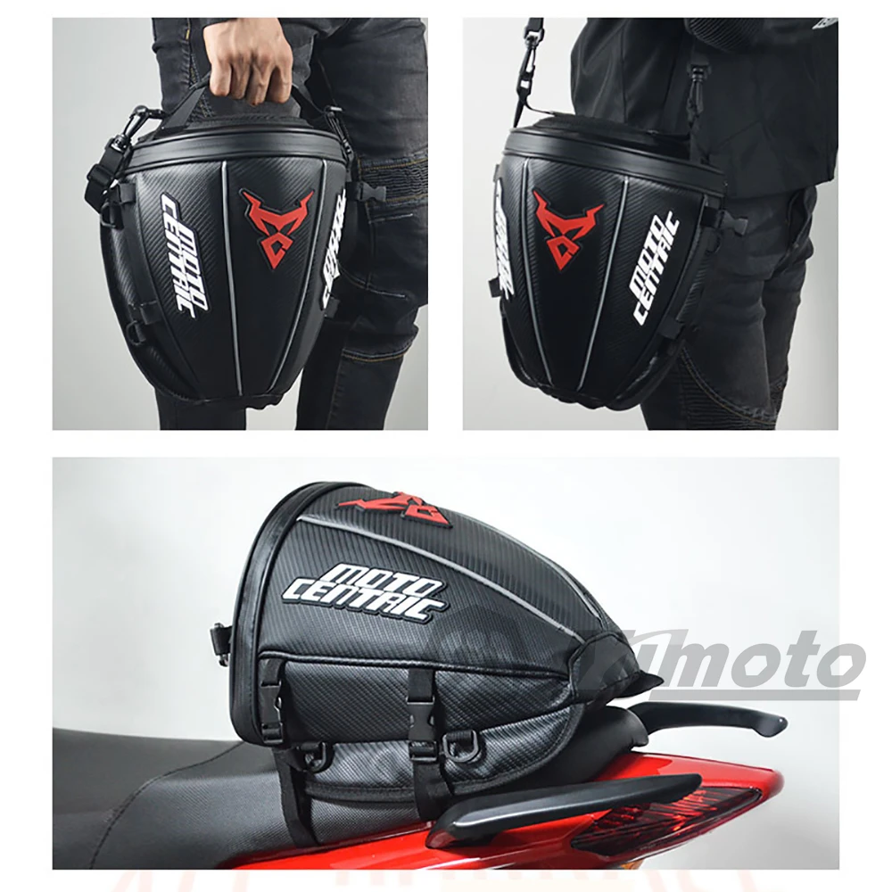 Wasserdichte Motorrad Hecktasche Sport Gepäck Reflektierende Sattel – Bild 5