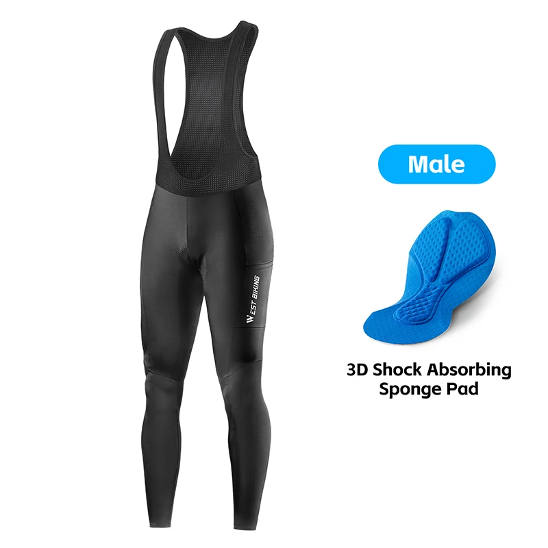 West Biking Männer Frauen Radfahren Träger hose mit 3D Stoß dämpfung kissen hohe Elastizität atmungsaktive