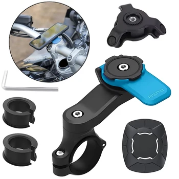 Fahrrad-Handyhalterung, Motorrad-Halterung - Motorrad-Handyhalter, Lenker-Handy-Klemme
