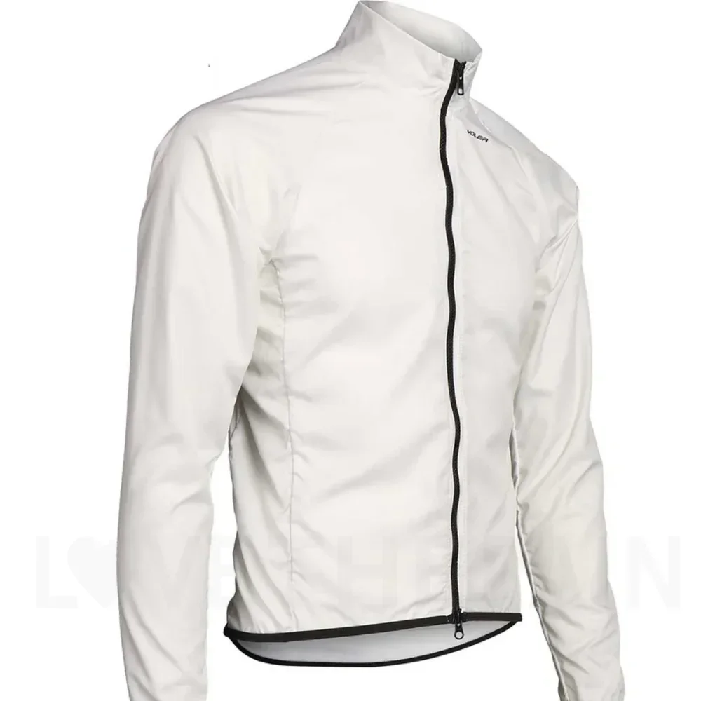 Herren Windbreaker Fahrradjacke Langarm Winddichte Wasserdichte MTB – Immagine 3