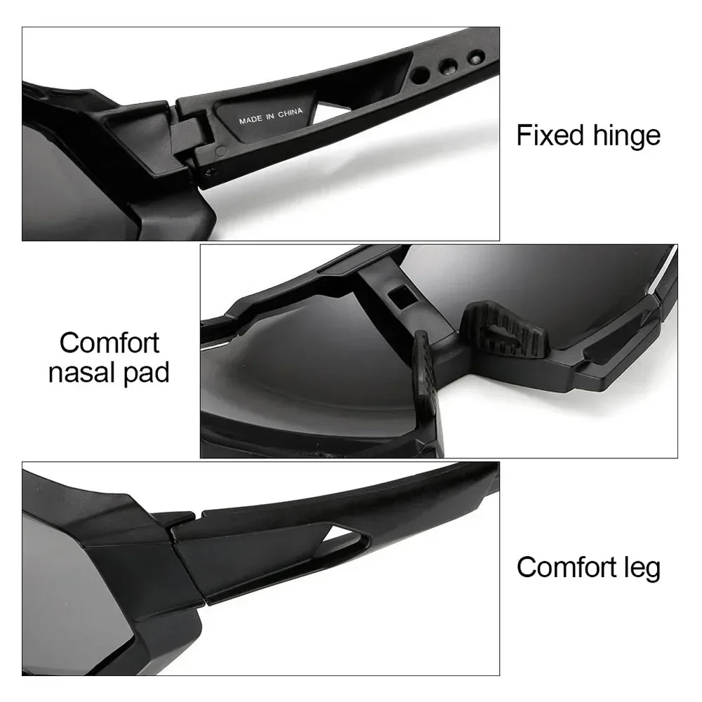 Radfahren Brille Outdoor Sport Bunte Winddichte Sonnenbrille UV Schutz – Image 4