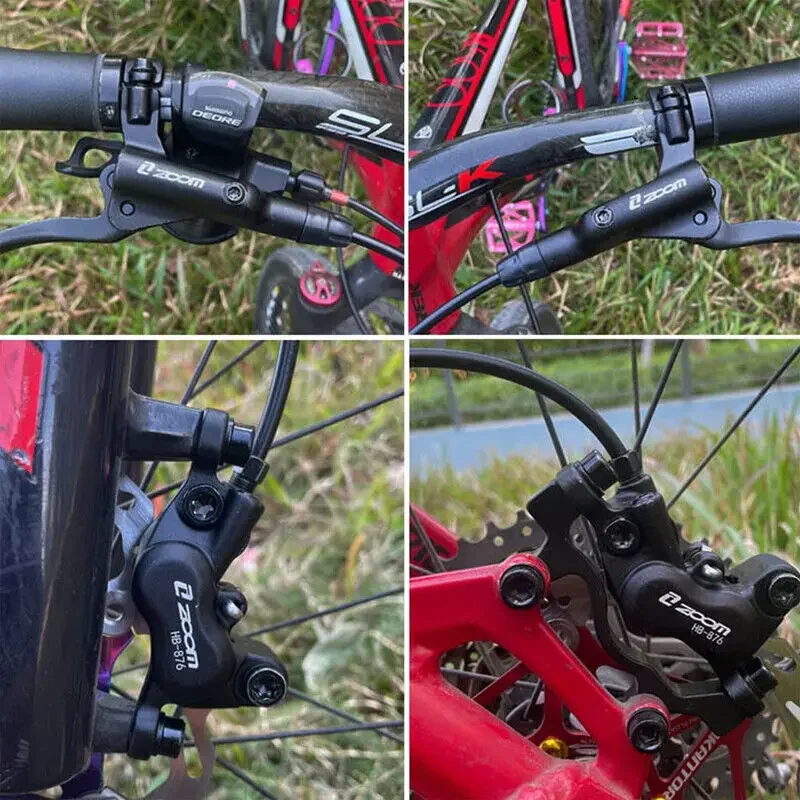 ZOOM 4-Kolben-hydraulische Scheibenbremse HB876 Fahrradbremsen-Set – Bild 6