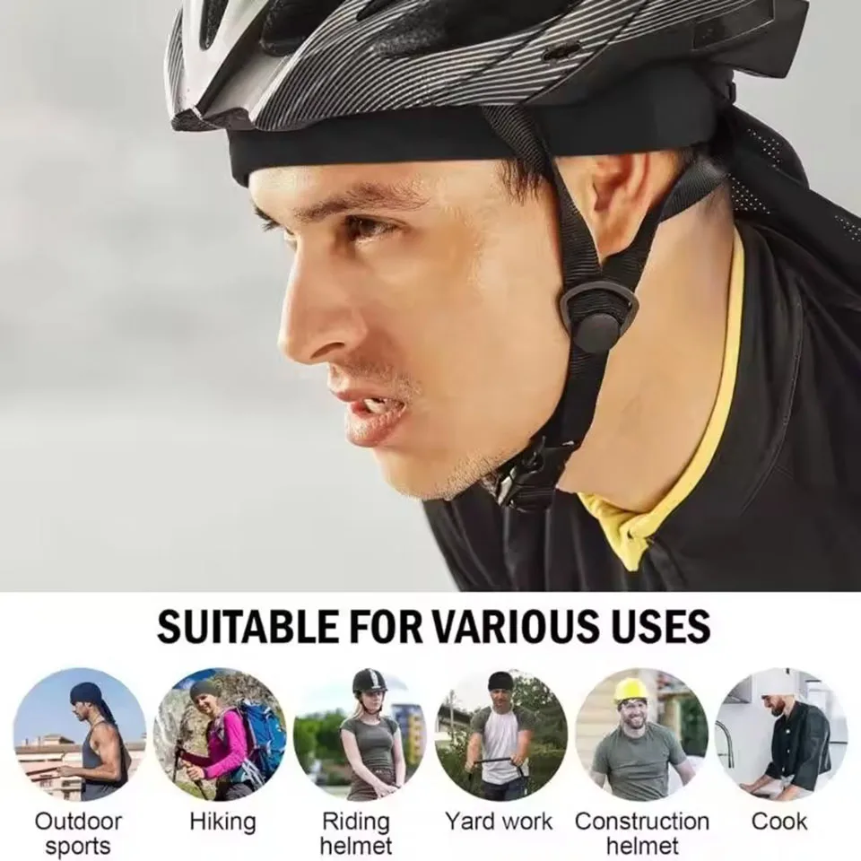 Fahrrad-Stirnband, schweißableitende Kappe, Radfahren-Kopftuch – Immagine 3