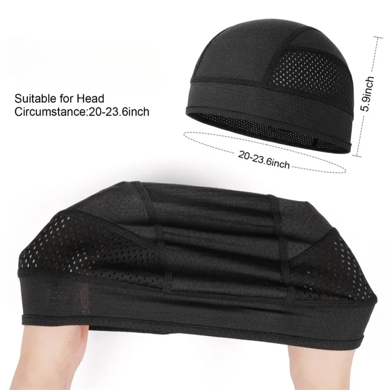 Motorrad-Fahrradhelm-Innenkappe, schnell trocknende, atmungsaktive – Image 5