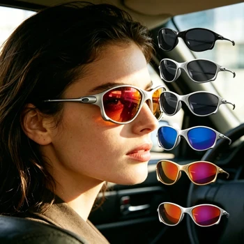 Polarisierte Radsport-Sonnenbrille UV400 für Männer und Frauen Outdoor-Sport Angeln Fahrrad-Brille MTB Rennrad