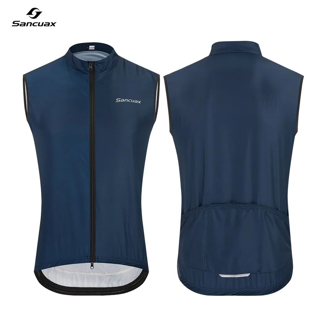 Winddichte, ärmellose Fahrradjacke für Herren und Damen – Image 5