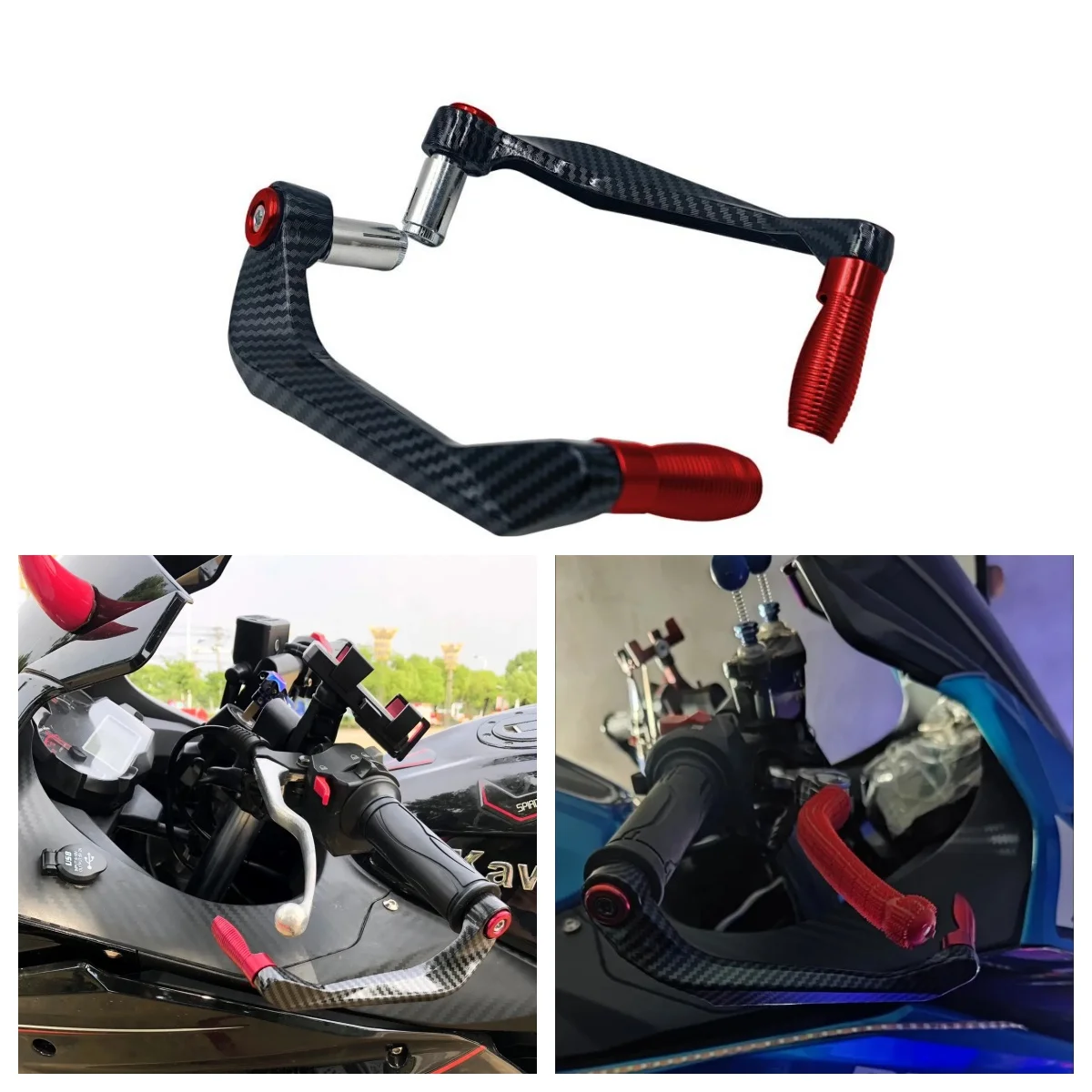 Motorrad CNC Aluminium Lenker Brems- und Kupplungshebel Handschutz Schild und Schutz Getriebe Modifikation