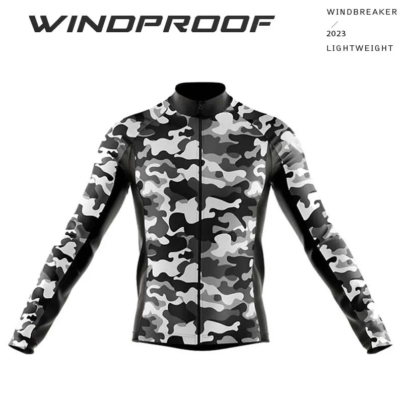 wind dichte Fahrrad jacke Mountainbike Langarm Fahrrad jacke – Immagine 3