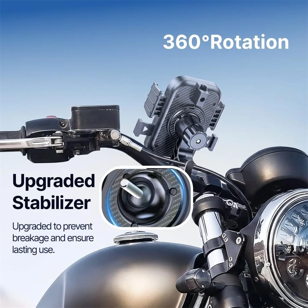 Fahrrad-Handyhalterung, Motorrad-Handyhalterung, verstellbare – Image 6