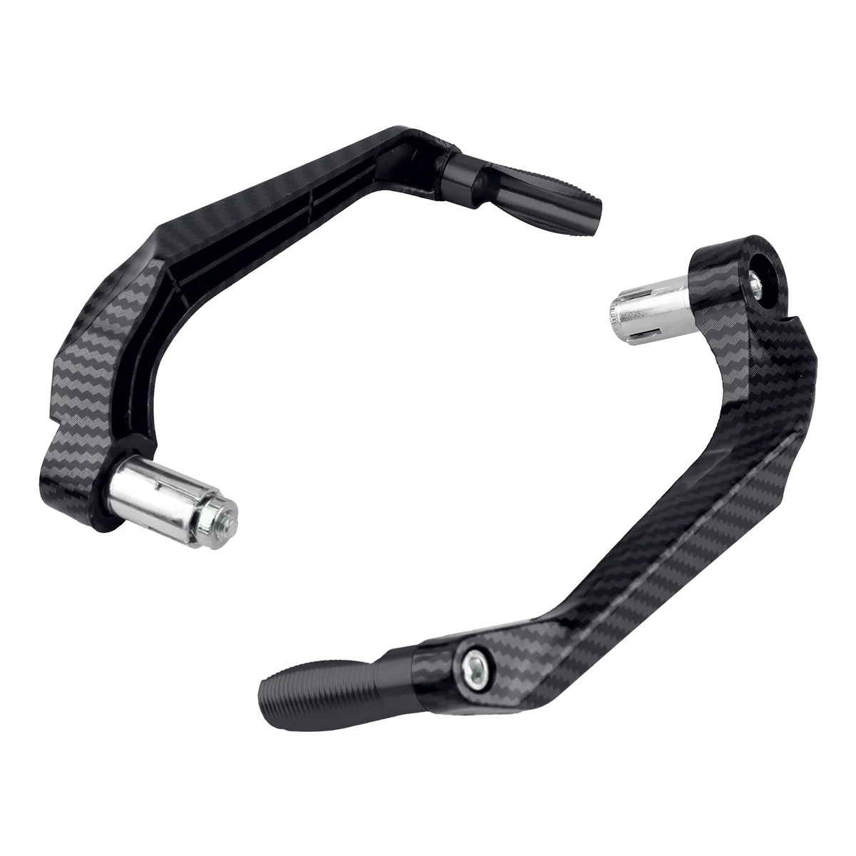 1 Paar Motorrad CNC Carbonfaser Lenker Brems- und Kupplungshebel Handschutz Modifikationszubehör