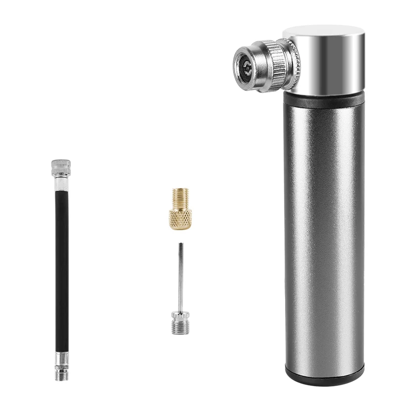 Fahrrad-Minipumpe Tragbare Aluminiumlegierung Fahrrad-Handluftpumpe Schrader Presta Ventil Universal