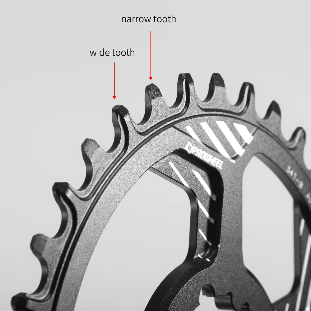 Prowheel MTB Kurbel Mountainbike Kurbel Kettenrad 160mm 0mm/3mm Offset – Immagine 3