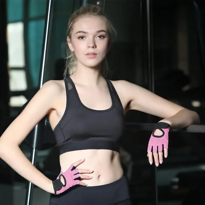 Radfahren finger lose Handschuhe profession elle Fitness atmungsaktive – Image 5
