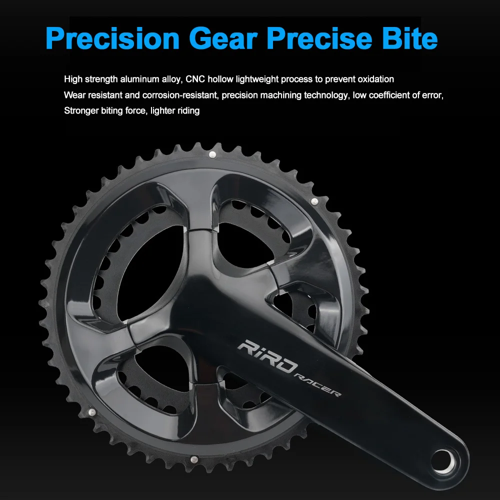 RIRO RACER R9 Rennrad Integrierte Kurbelgarnitur 170mm 110BCD 34-50T – Image 3