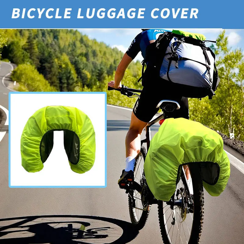 Fahrradpaket Regenschutz Mountainbike Rennrad Heckregal Tasche Gepäcktasche Abdeckung Schützt vor Staub Regen