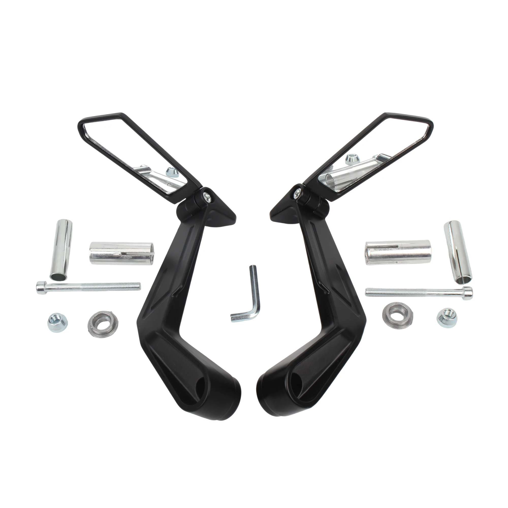 7/8 Zoll (22 mm) Universal Motorrad-Rückspiegel, Seiten-Spiegel für Roller, ATV, Supermoto, Motocross