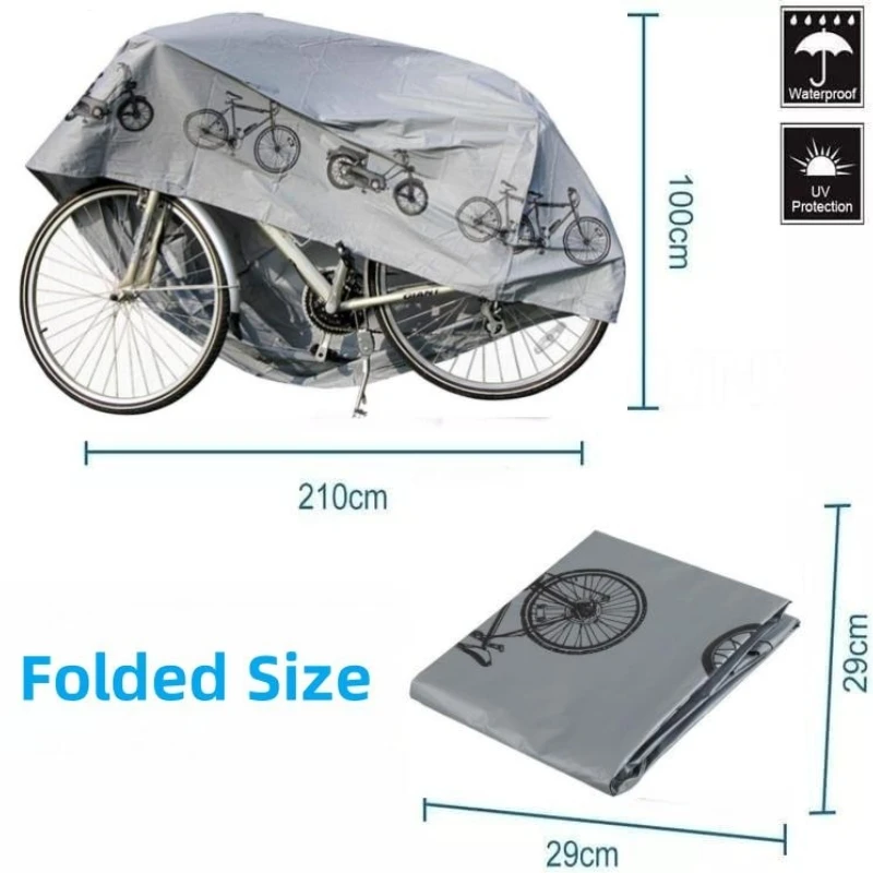 Fahrrad-Regenschutzabdeckung, wasserdicht, für den Außenbereich – Image 6